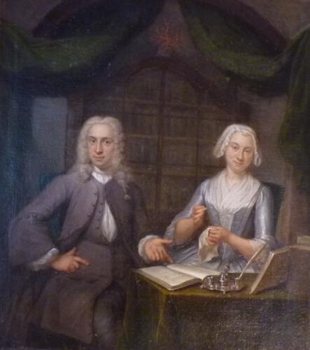 Willem Albert (1713-1778) en Juliana (..-1791) van Lidth de Jeude-van Vinceler